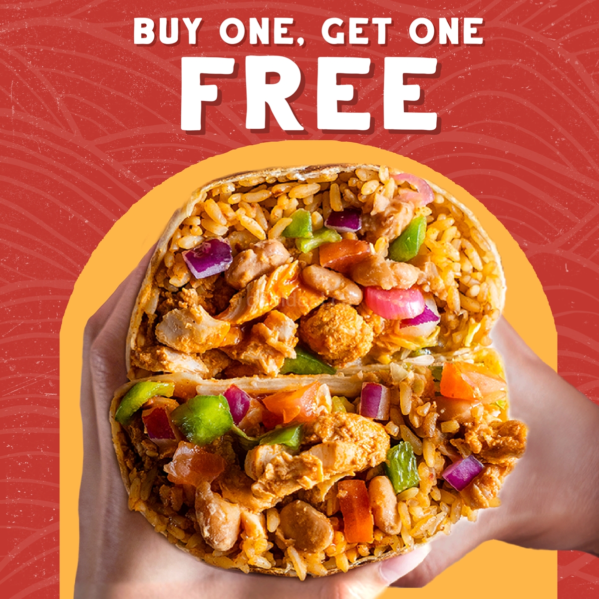 Get one free burrito when you order through UberEats at barBURRITO photo 1