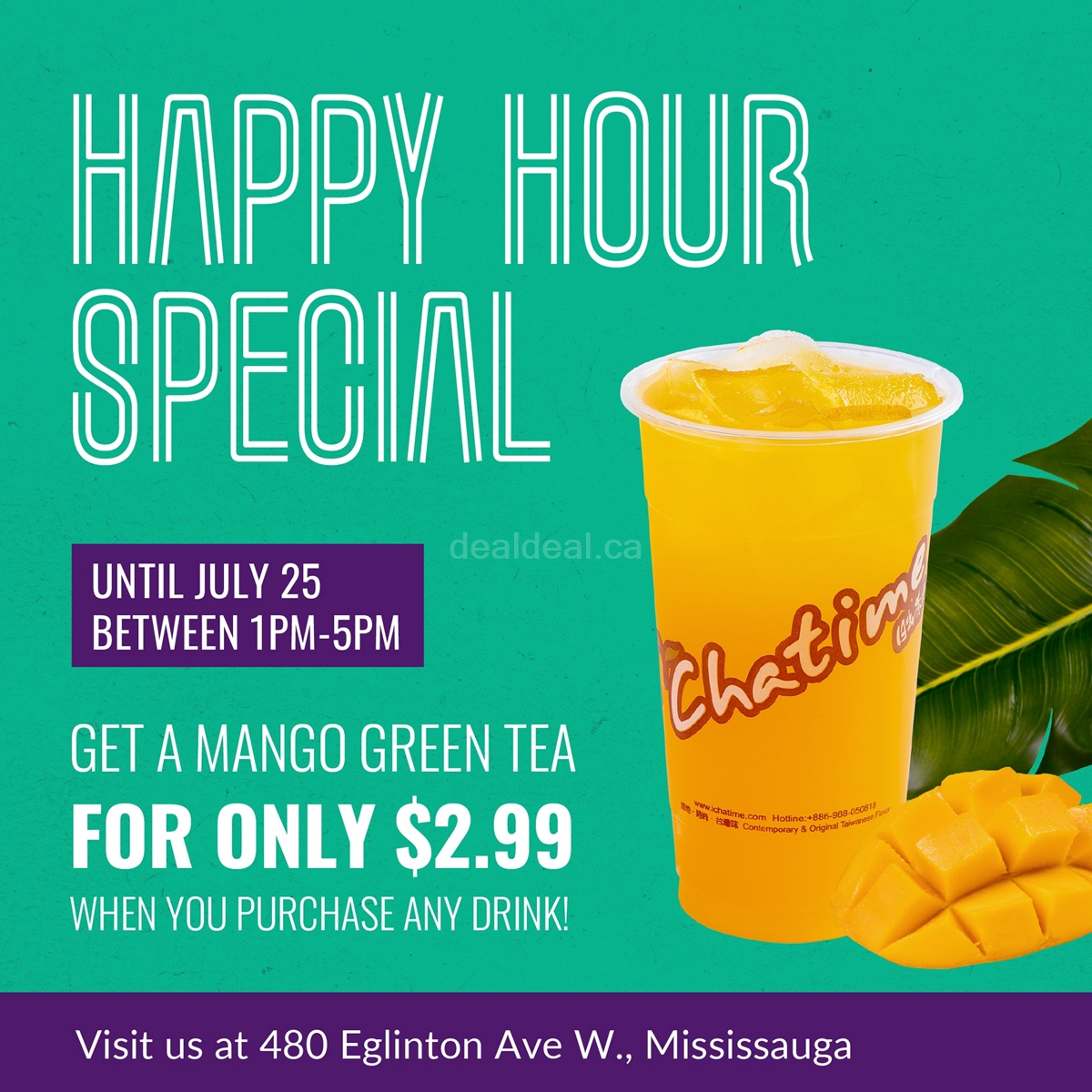 Enjoy a Happy Hour Special at Chatime Mississauga Location photo 1