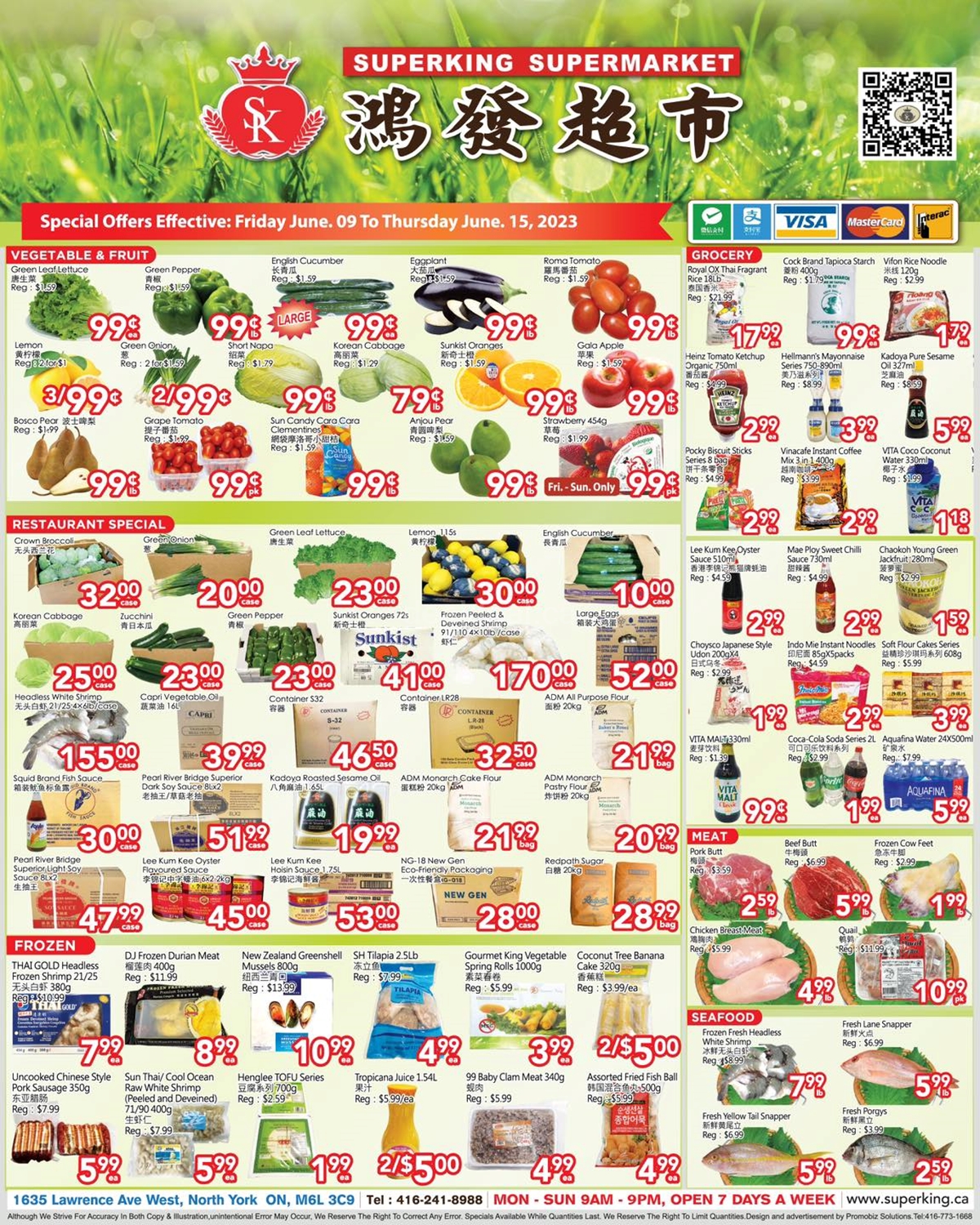 Superking Supermarket's Flyer from June 9th to 15th photo 1