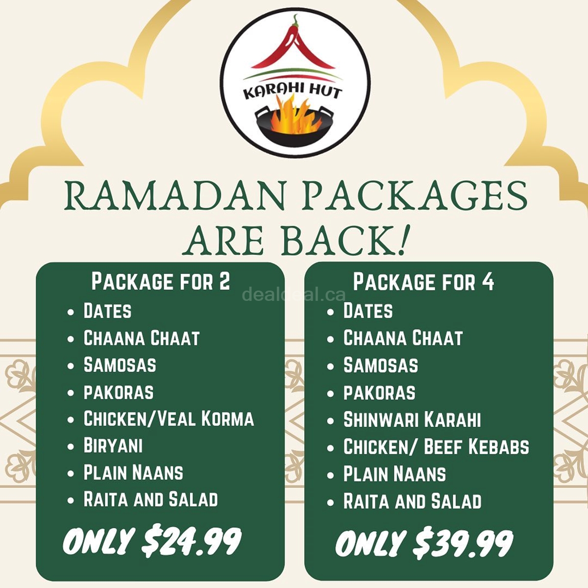 Karahi Hut Pickering's Ramadan Packages are Back photo 1