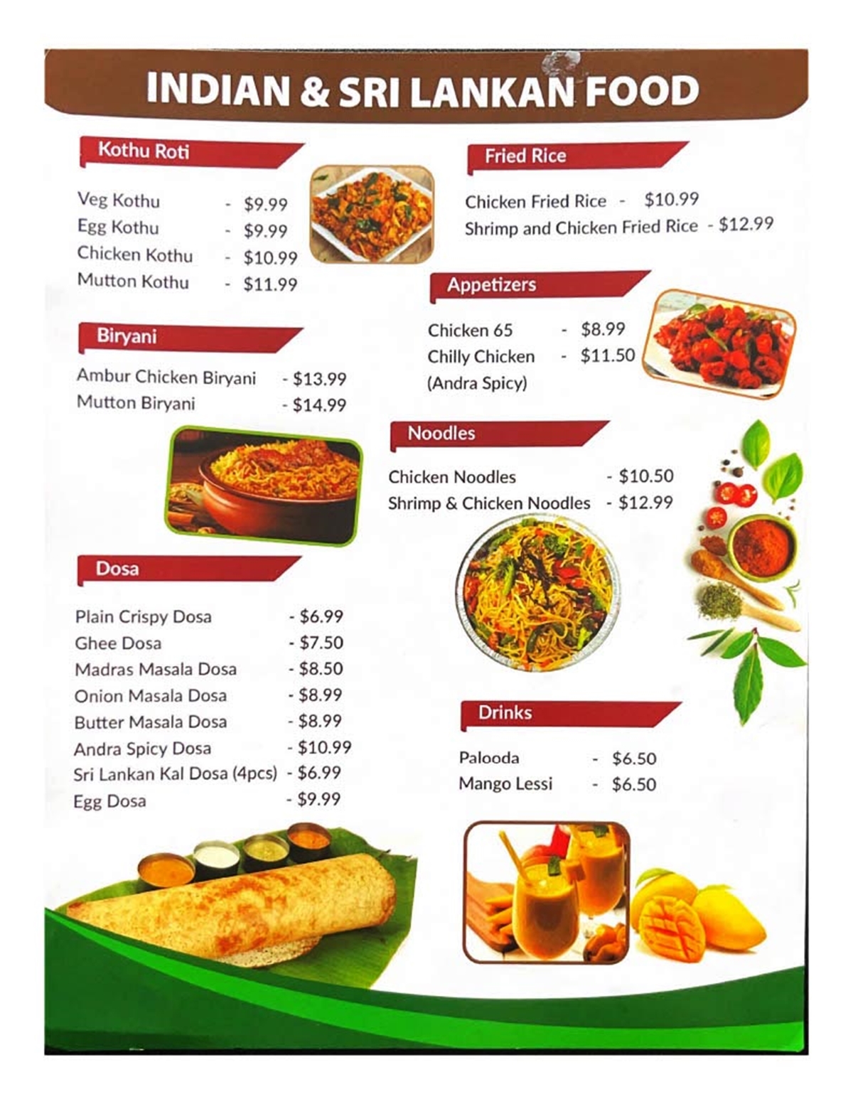 Experience the flavors of Sri Lankan and Indian cuisine right here in Oshawa at Wally's World photo 1