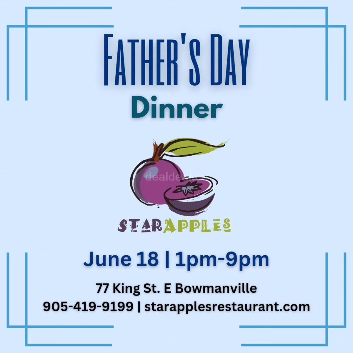 Father's Day Dinner at Starapples Restaurant photo 1