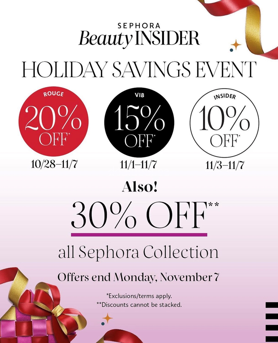 Annual holiday savings