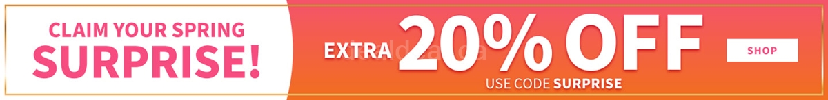 TODAY ONLY!20% OFF YOUR PURCHASE