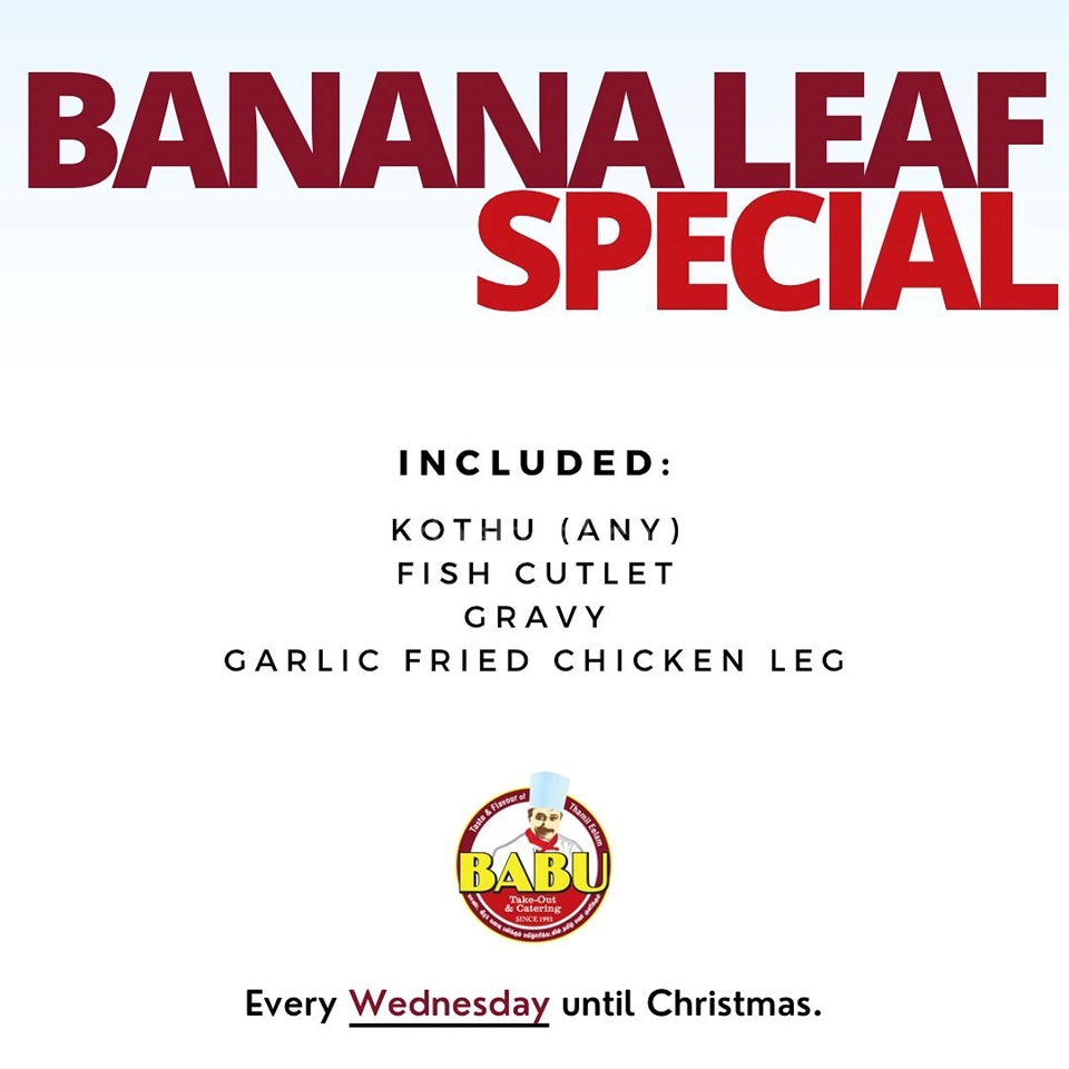 Wednesday’s Banana Leaf Special photo 1