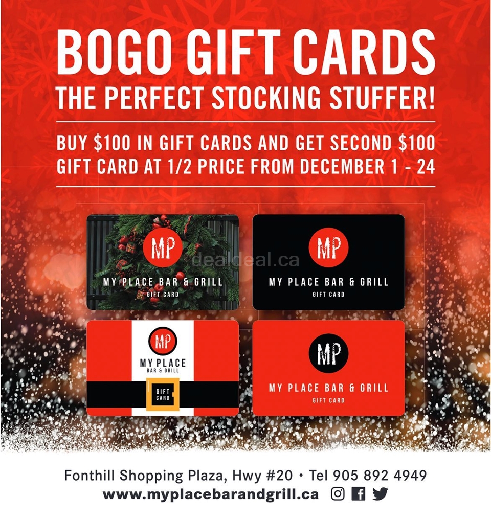 BOGO Gift Cards Special photo 1