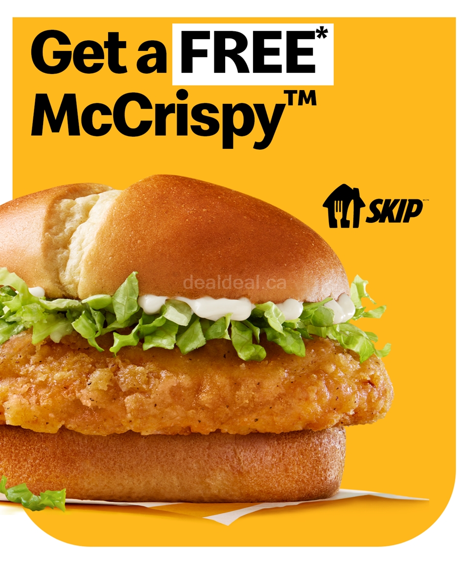 Get a FREE McCrispy photo 1