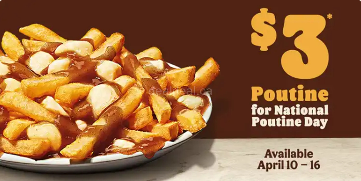 $3 Poutine at Burger King photo 1