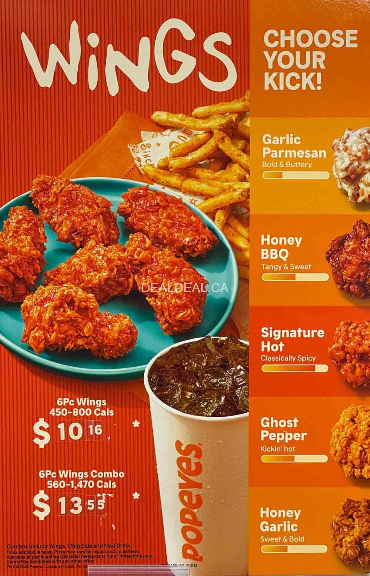 Popeyes Wings Deal Canada – 6Pc Wings or Combo Offer 2025 photo 1