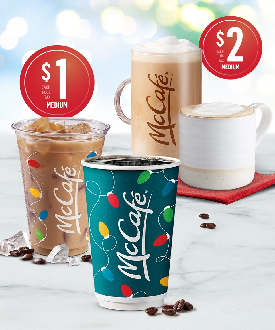 Get a Medium McCafé Premium Roast Coffee for $1 photo 1