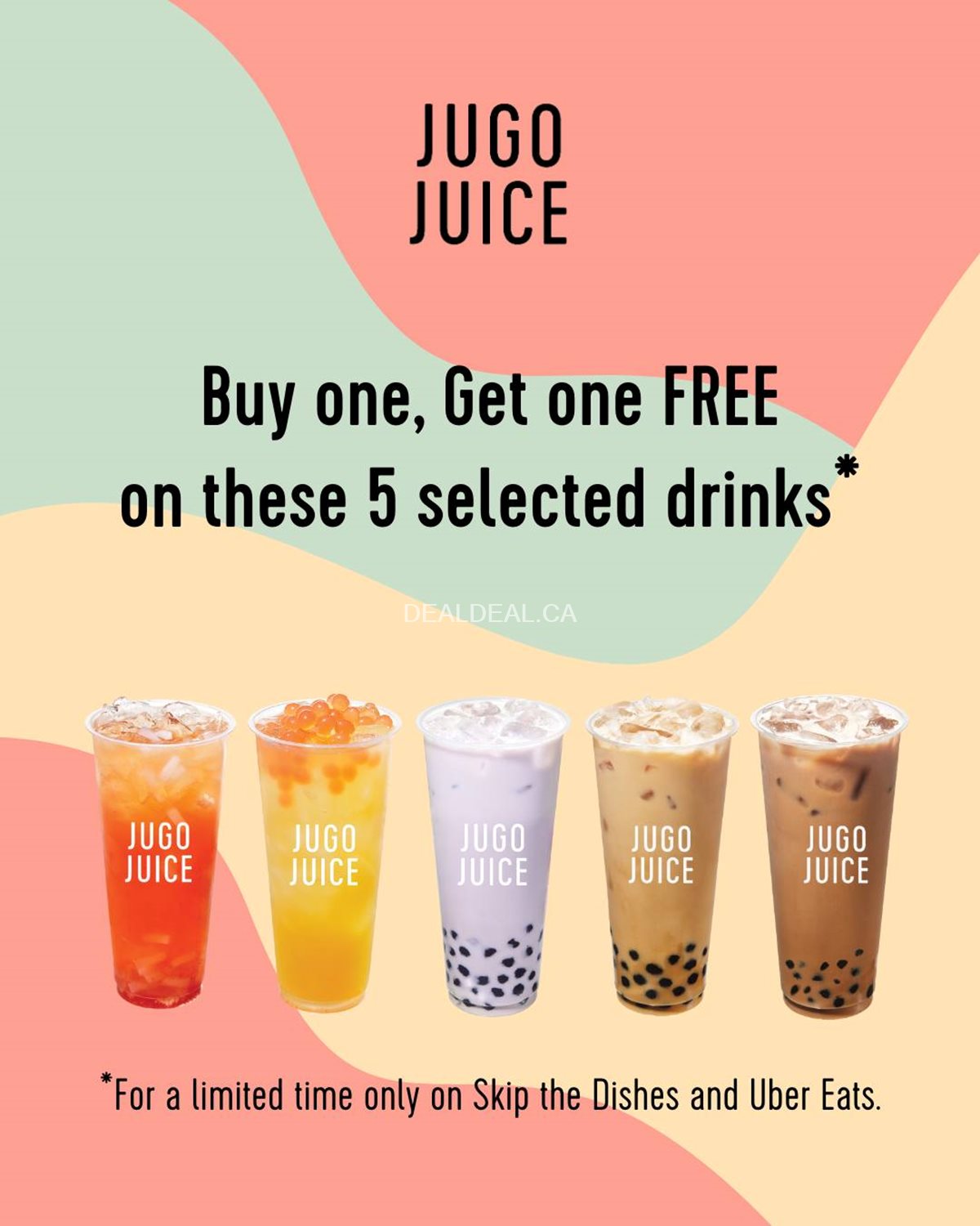 Buy one and get one FREE on selected drinks at Jugo Juice photo 1
