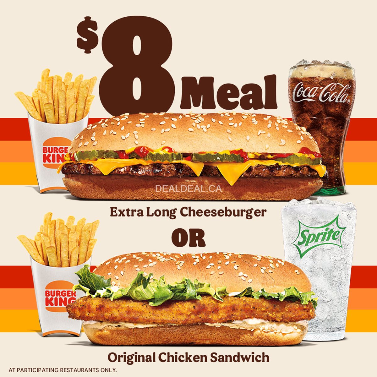 $8 Meal at Burger King photo 1