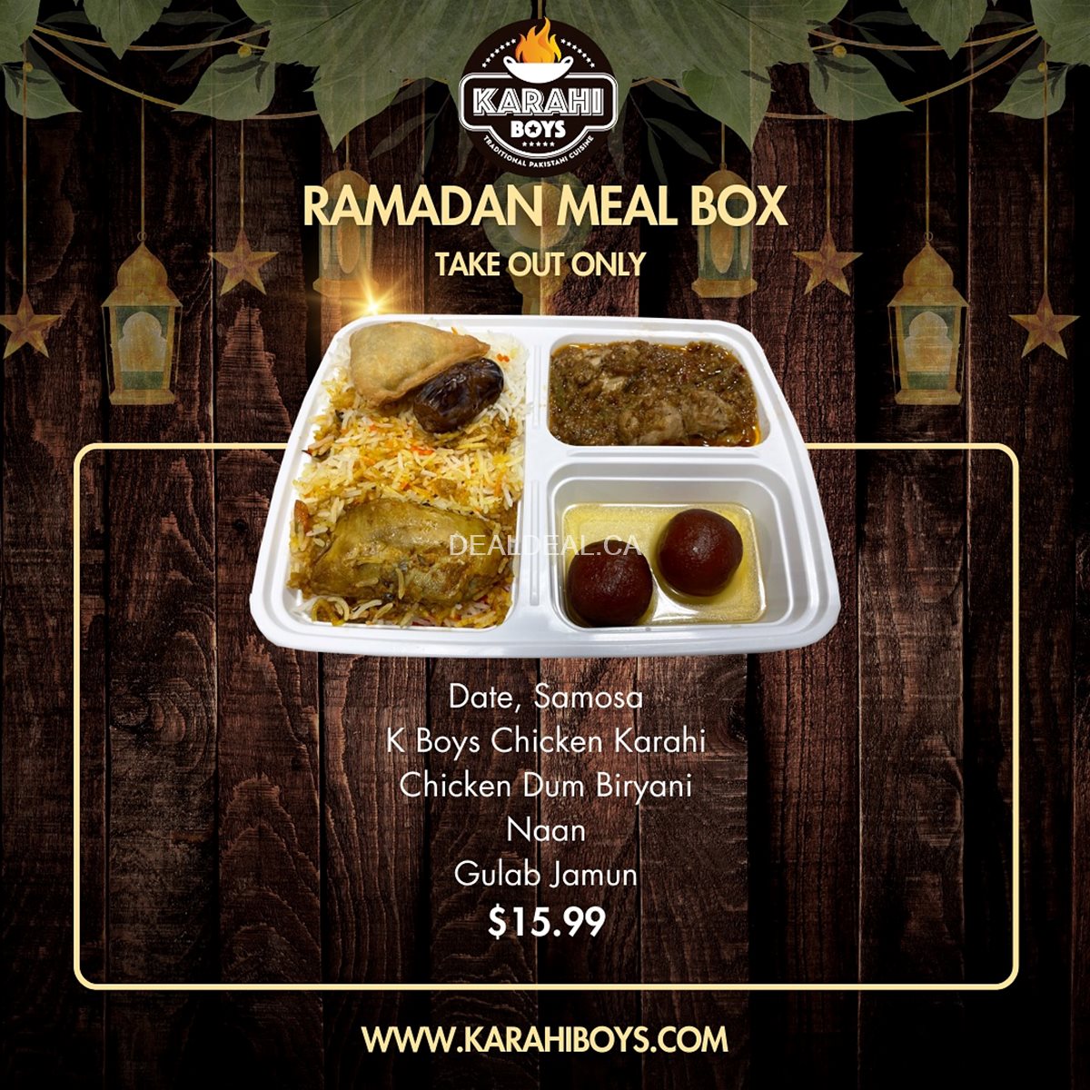 Ramadan Meal box at Karahi Boys photo 1