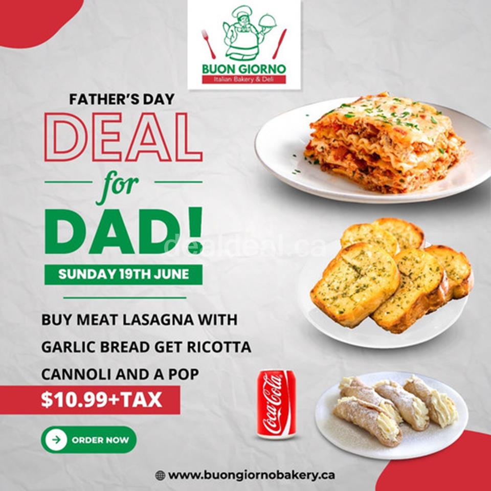 Father's day deal at Buon Giorno Italian Bakery photo 1