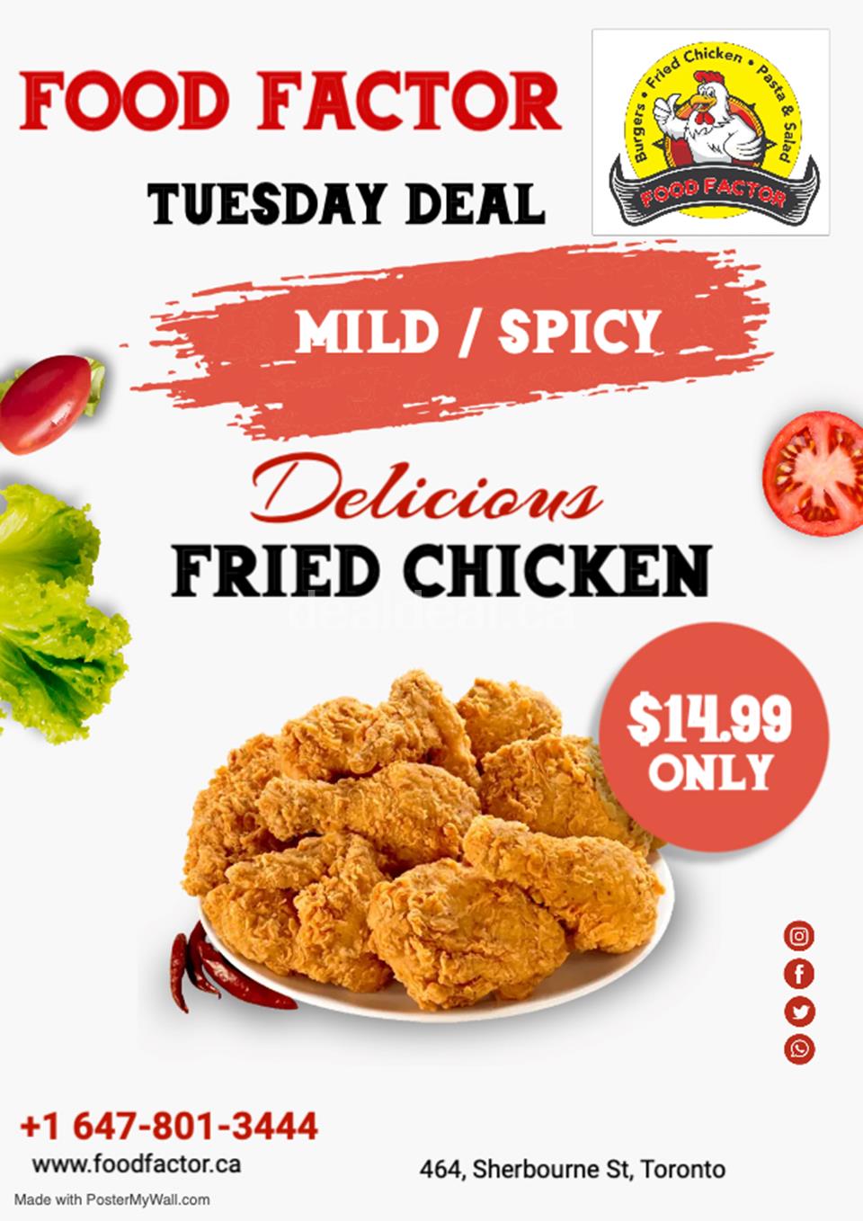 Food Factor Tuesday Deal photo 1