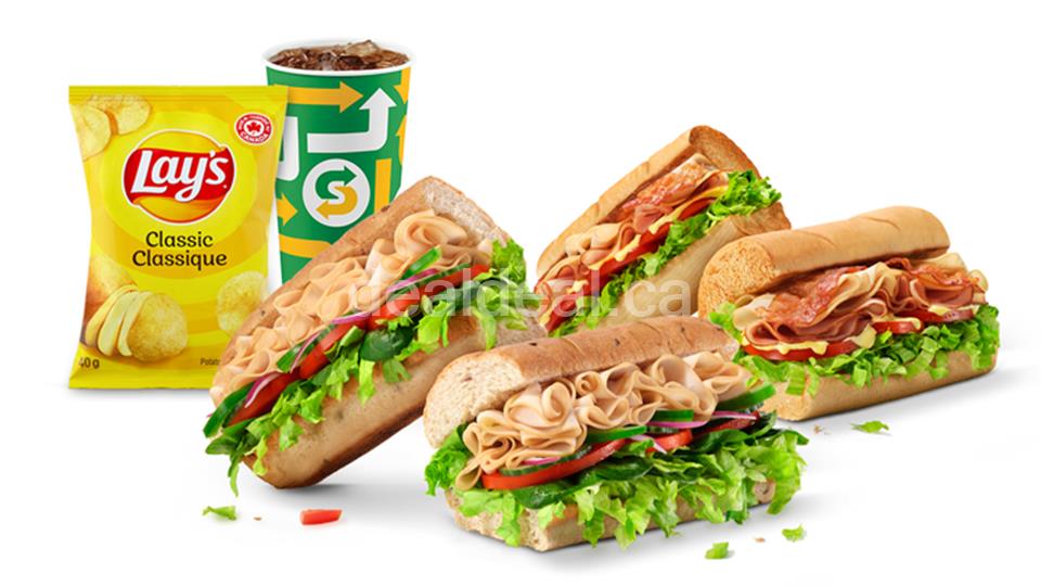 Get a FREE Footlong when you buy a Footlong with any drink and chips at Subway photo 1