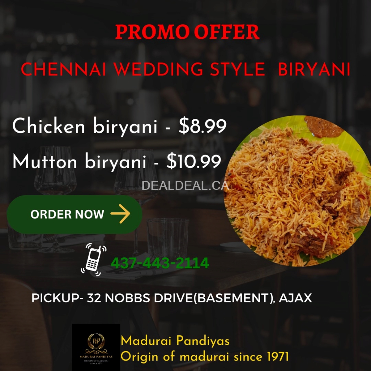 Madurai Pandiyas Scarbrough Menu photo 2