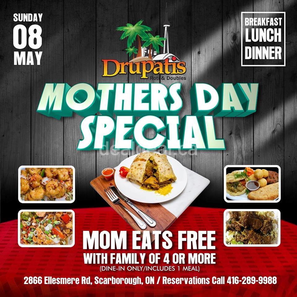 Mother's Day Special at Drupati's Roti and Doubles photo 1