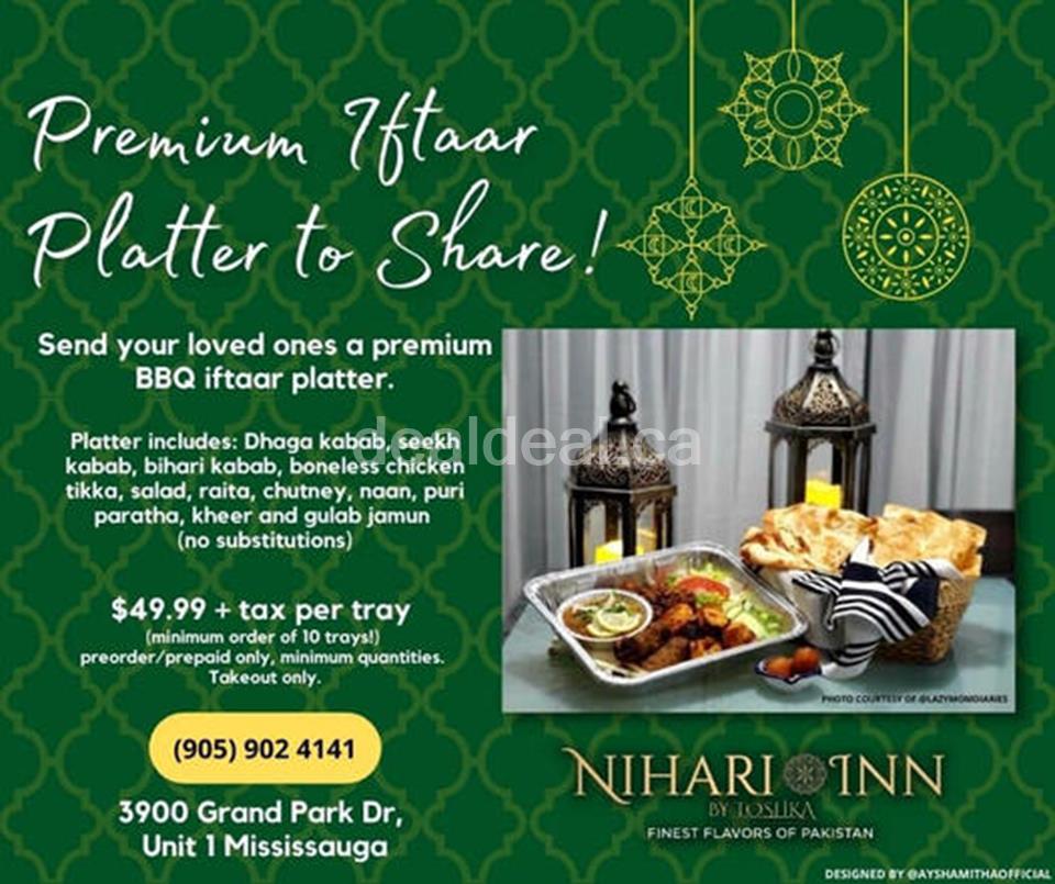 Premium Iftaar Platter at Nihari Inn by Toshka photo 1