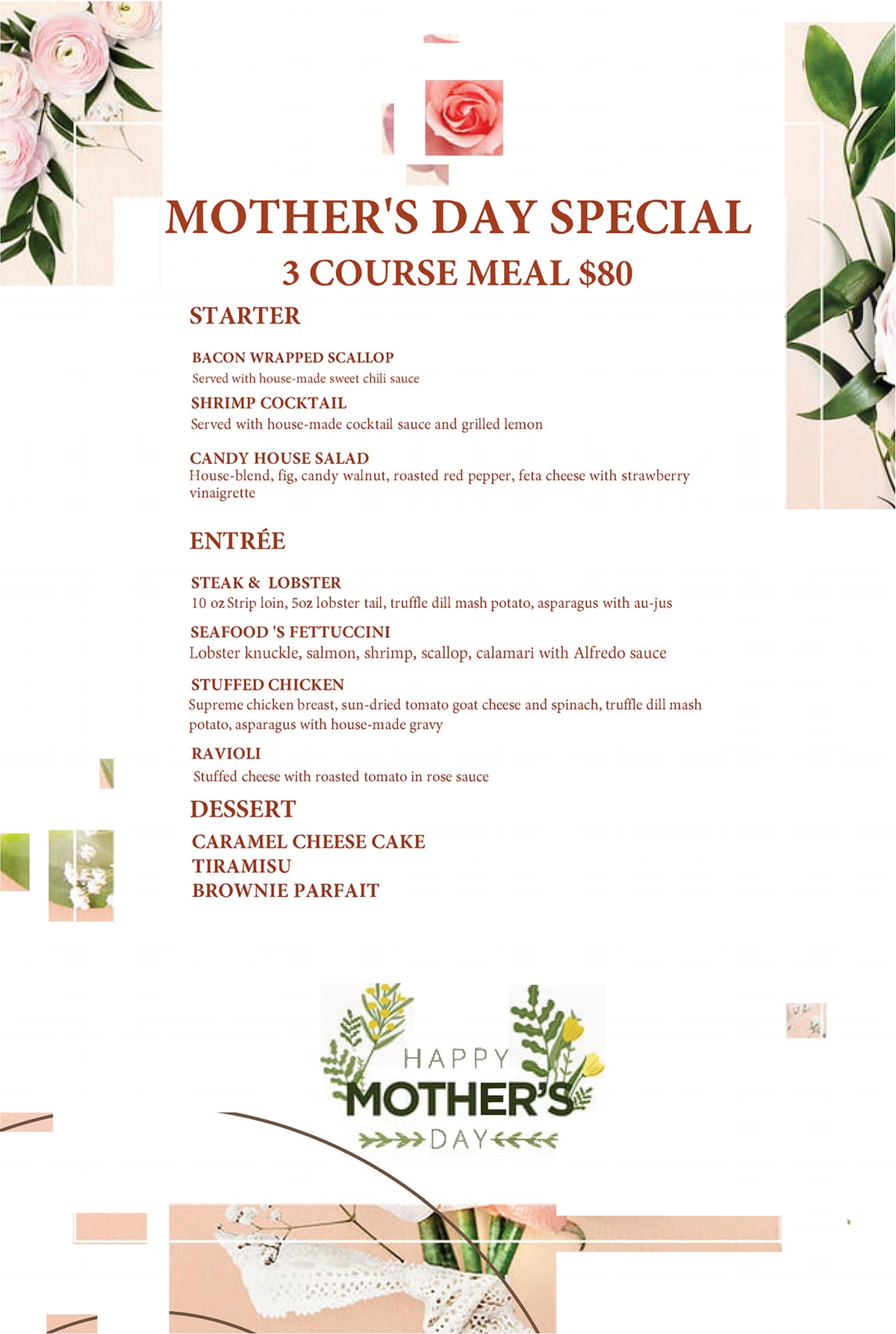 Mother's Day Special 3 Course meal at Legend Of Fazio's photo 1
