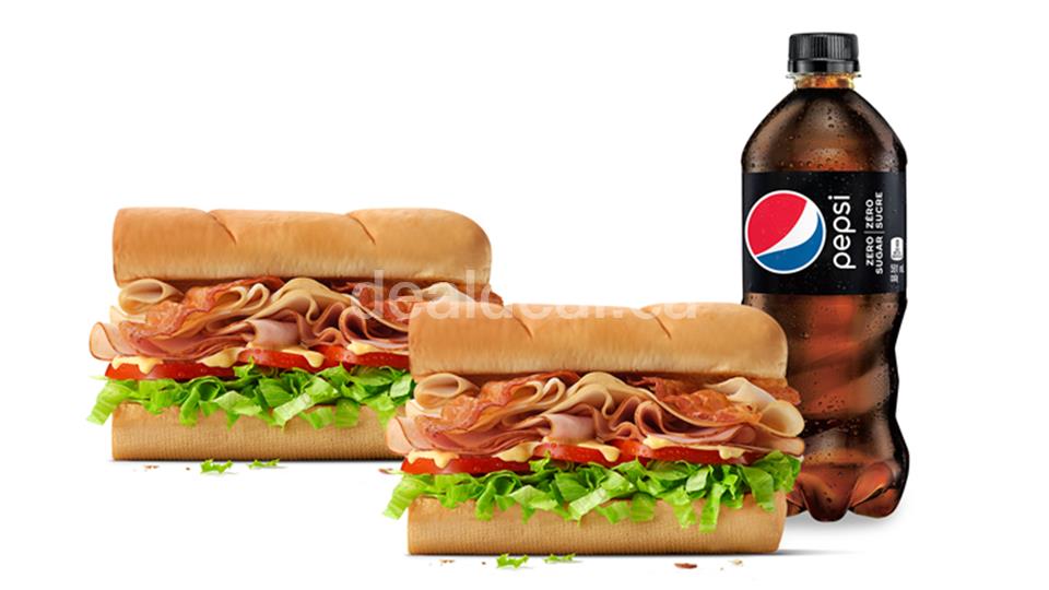 FREE Six-Inch when you buy a Six-Inch with any drink at Subway photo 1