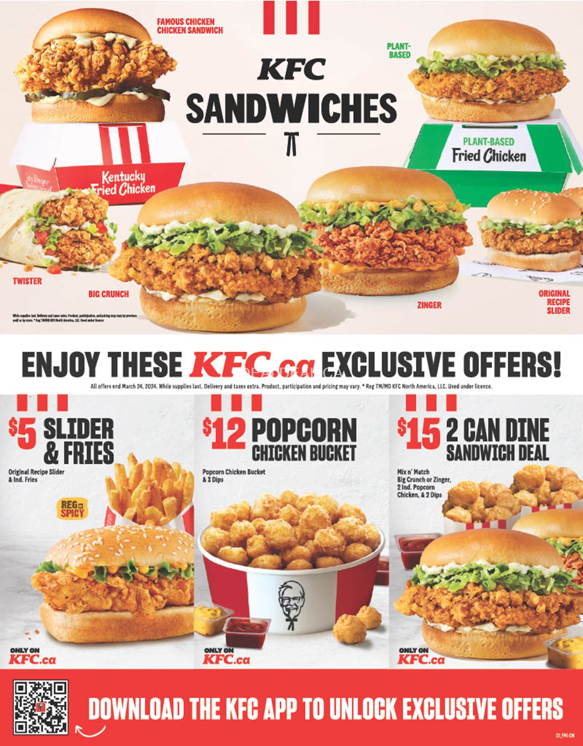 KFC Ontario North Bay Exclusive Coupons, Flyers, and Deals 2024 photo 1