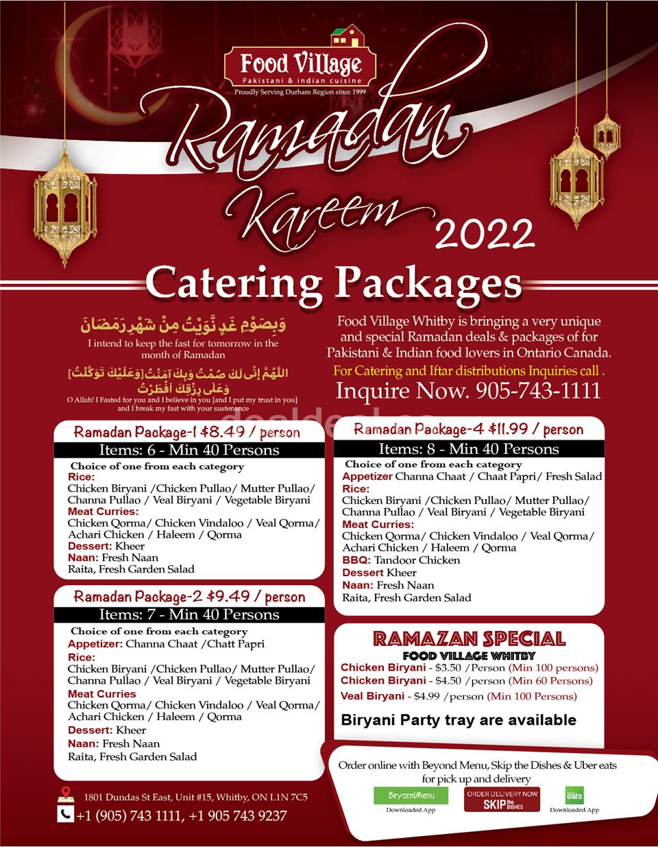 Ramadan Catering Packages at Food Village photo 1