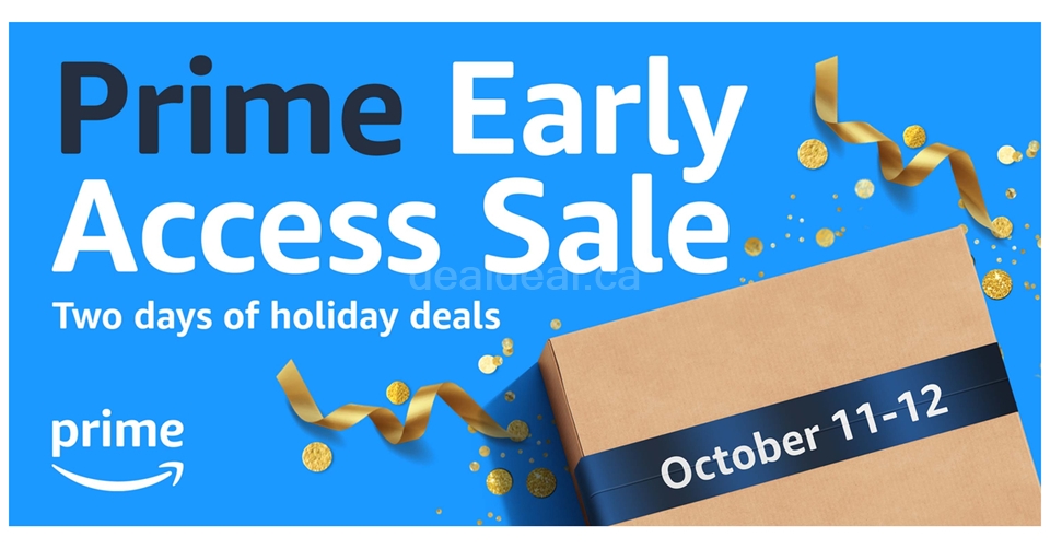 Amazon Prime Early Access Sale October 11-12 photo 1