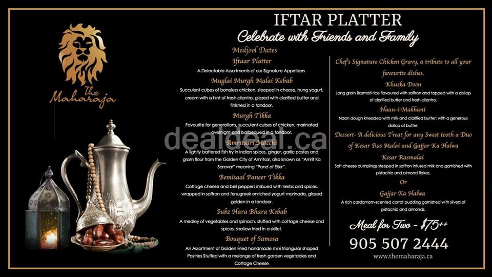 Iftar platter at The Maharaja photo 1