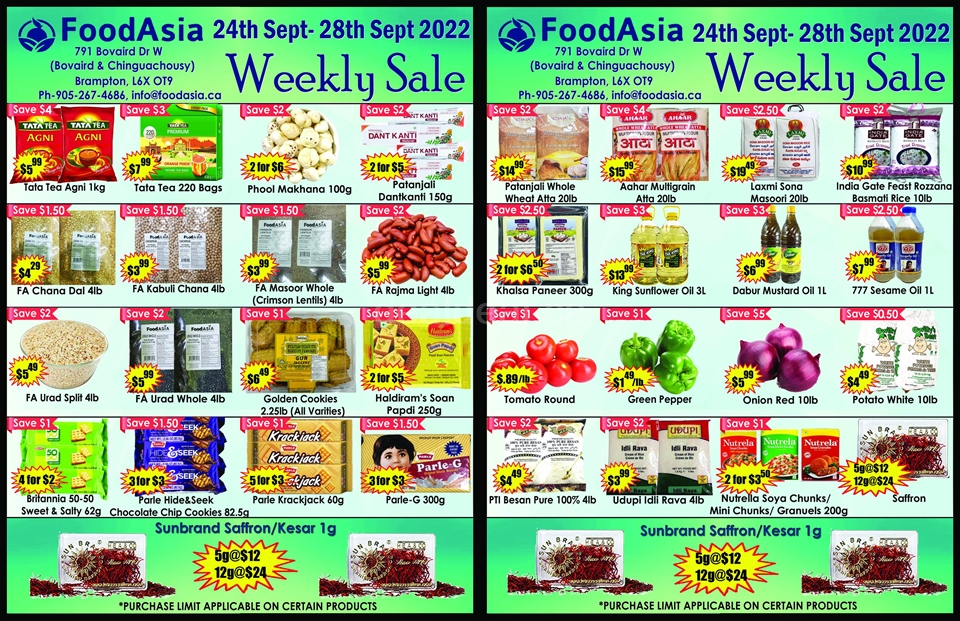 Food Asia Weekly Sale from Sept 24- 28 photo 1