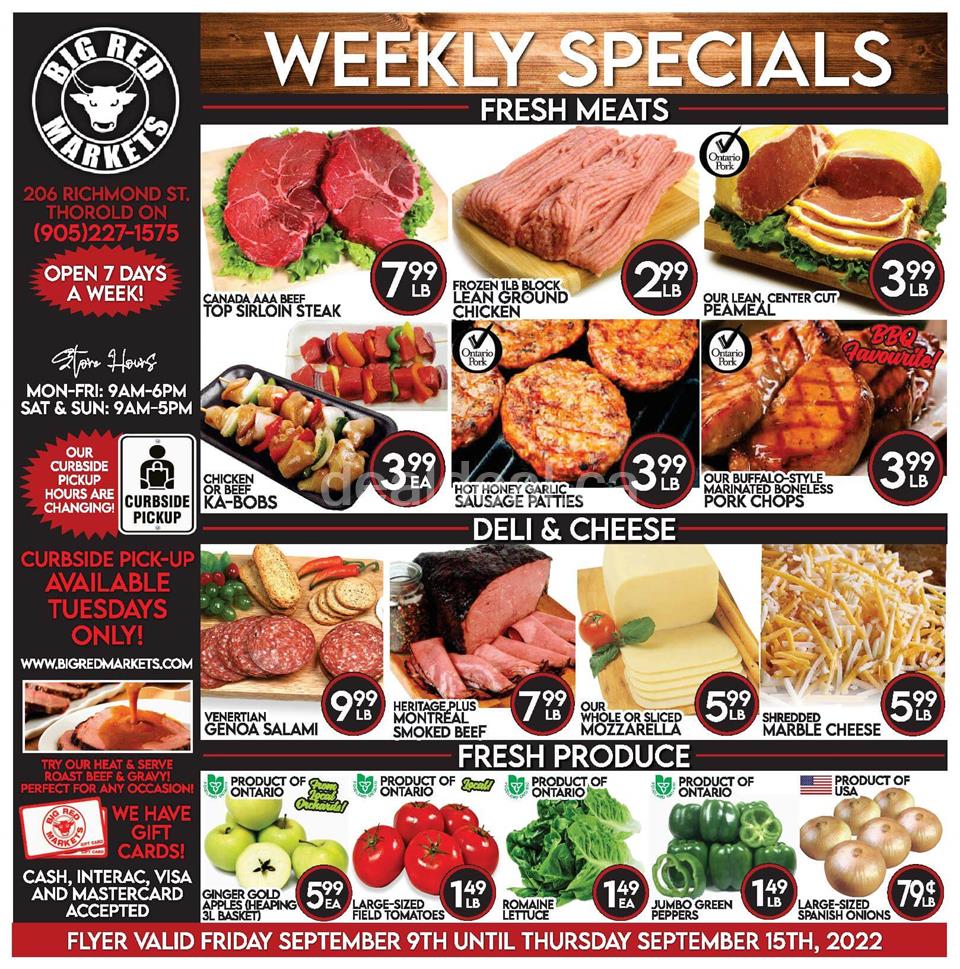 Weekly Specials at Big Red Market from Sept 9-Sept 15 photo 1