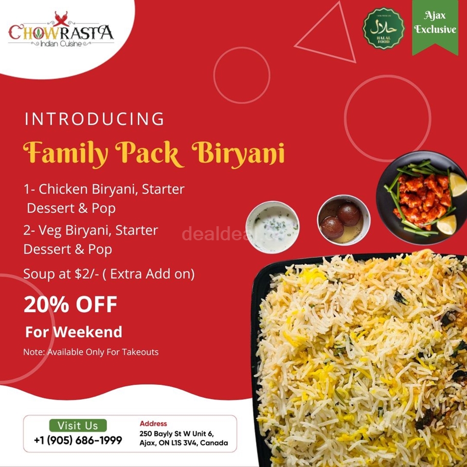 Introducing Family Pack Biryani! photo 1