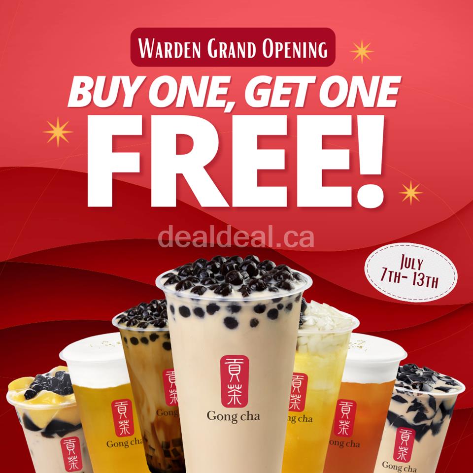GRAND OPENING special on select drinks at Gong Cha Warden location photo 1