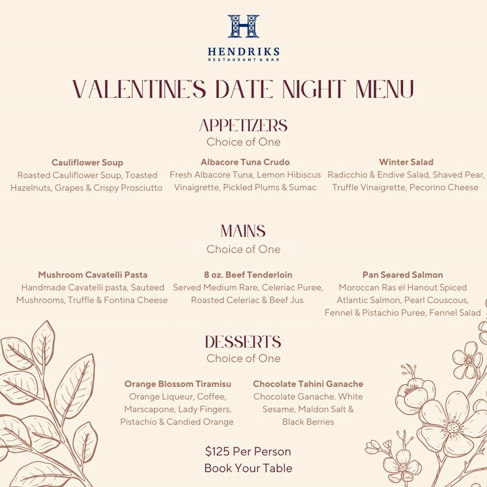 Valentine's Date Night Menu photo 2