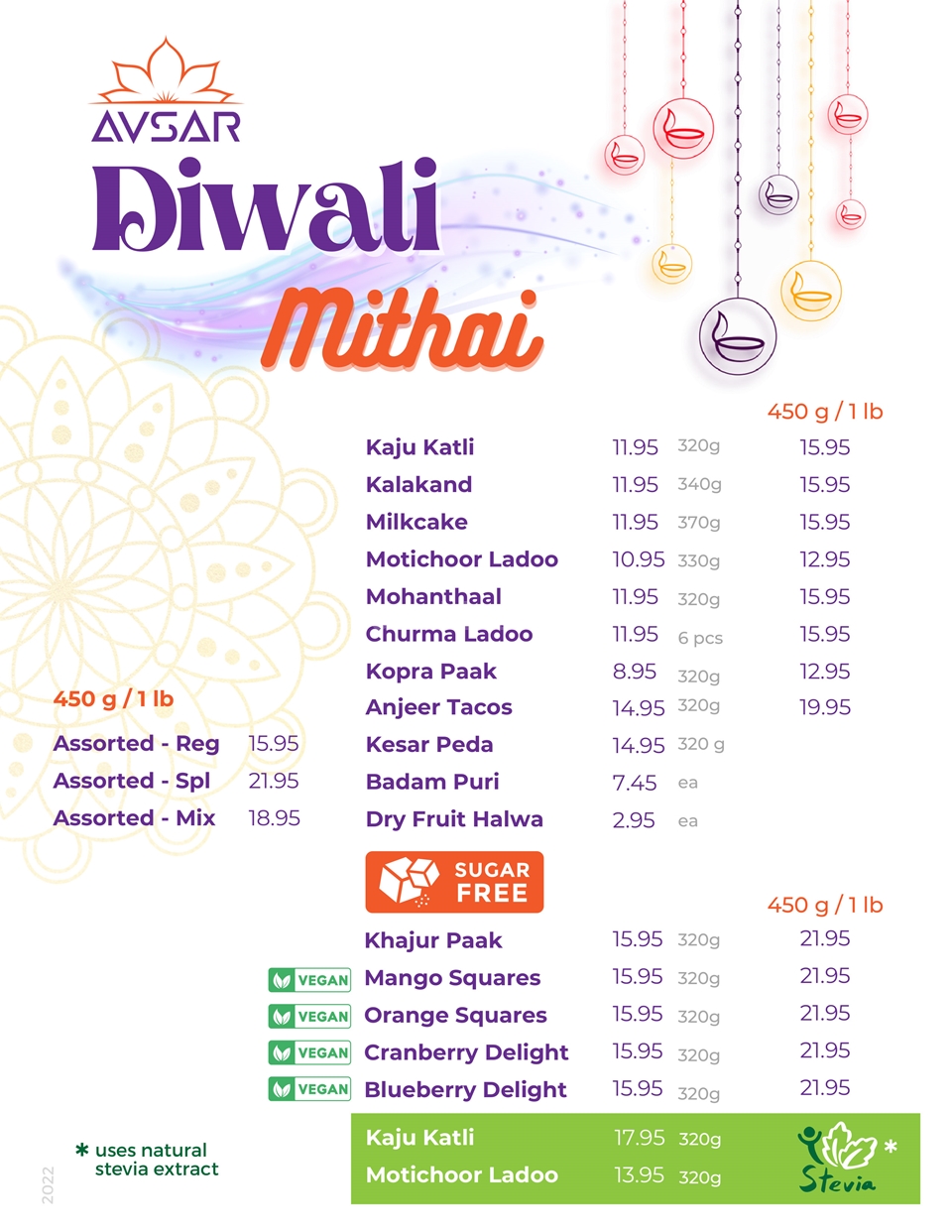 Avsar Restaurant - Diwali Special Weekend Buffet photo 2