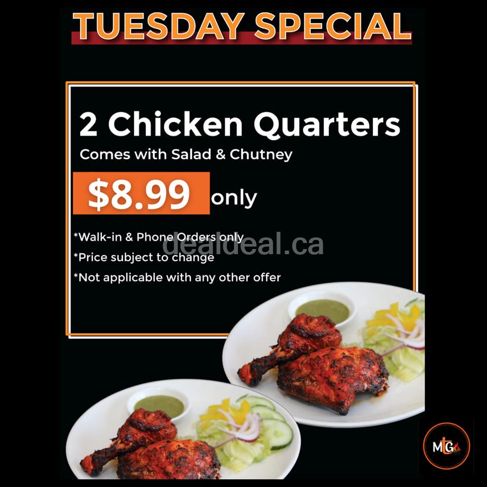 Tuesday Special at Milanu's Tandoori Grill photo 1