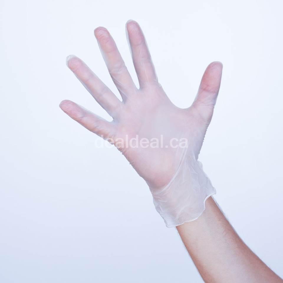PrimaTouch® Comfort, Powder Free Vinyl Medical exam Glove(Box of 100 Gloves) photo 1