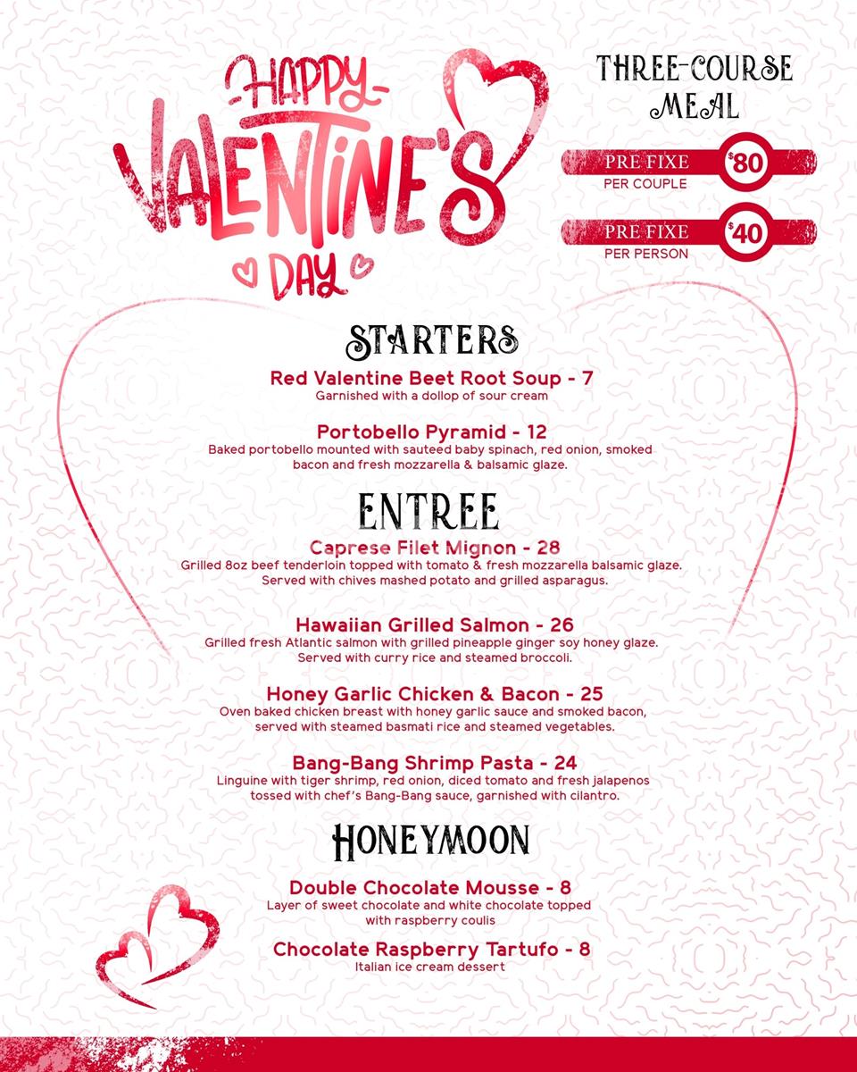 Enjoy a pre fix 3 course meal with that special someone at Portly Piper Pub photo 1