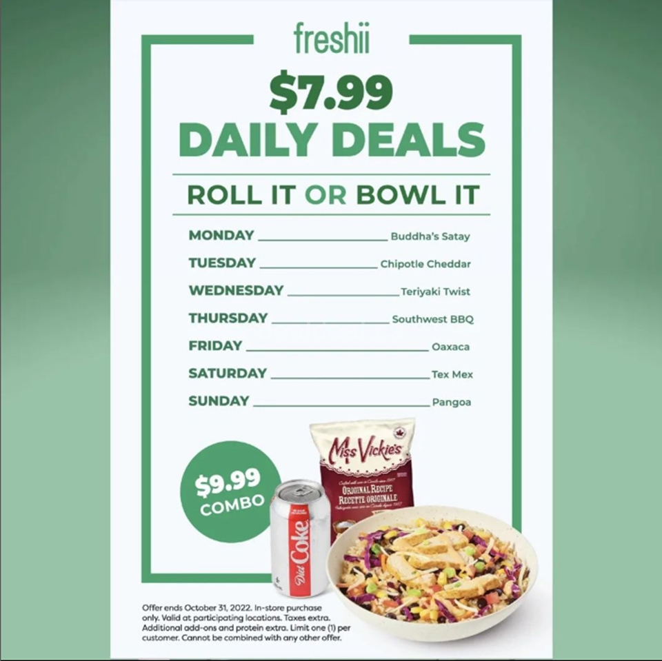 Daily deals at Freshii photo 1