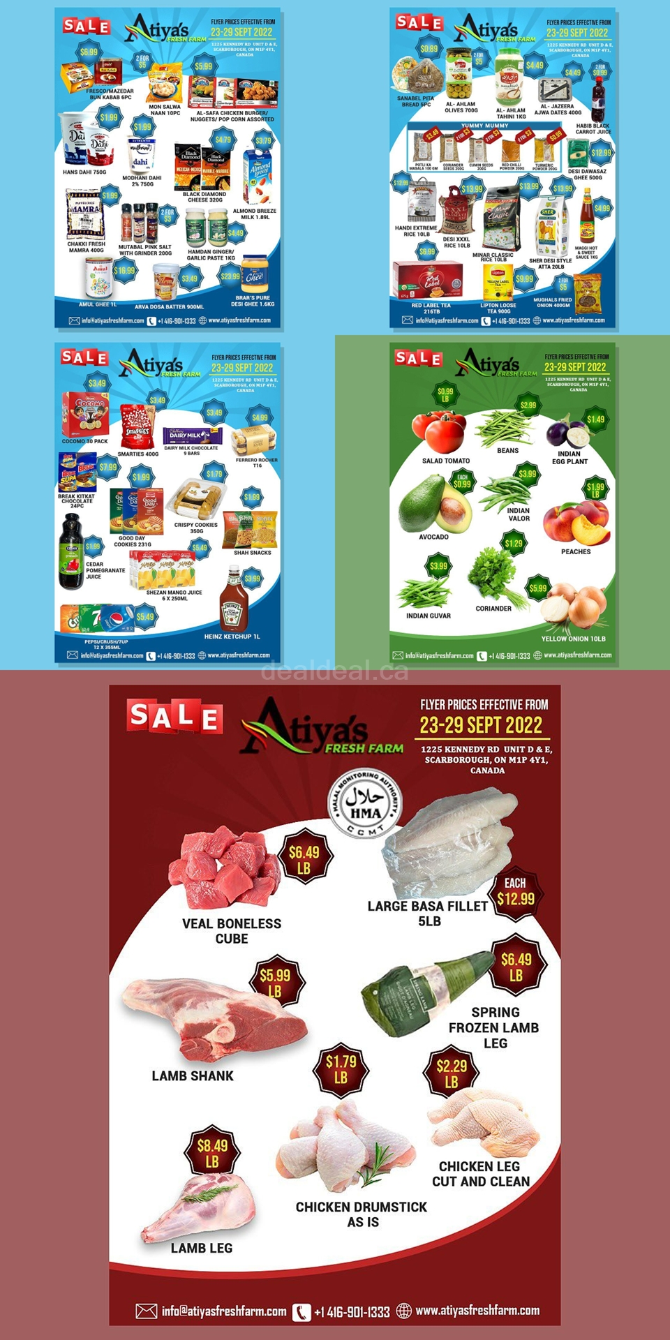 Atiya's Fresh Farm's Weekly Flyer from Sept 23-29 photo 1