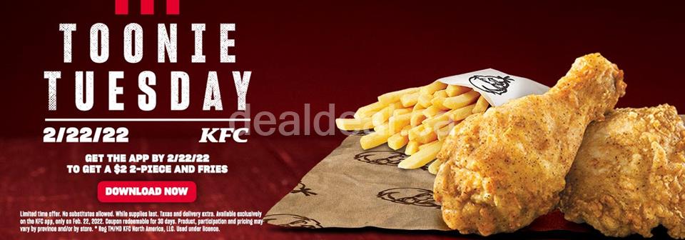 Toonie Tuesday at KFC Canada 2022 photo 1