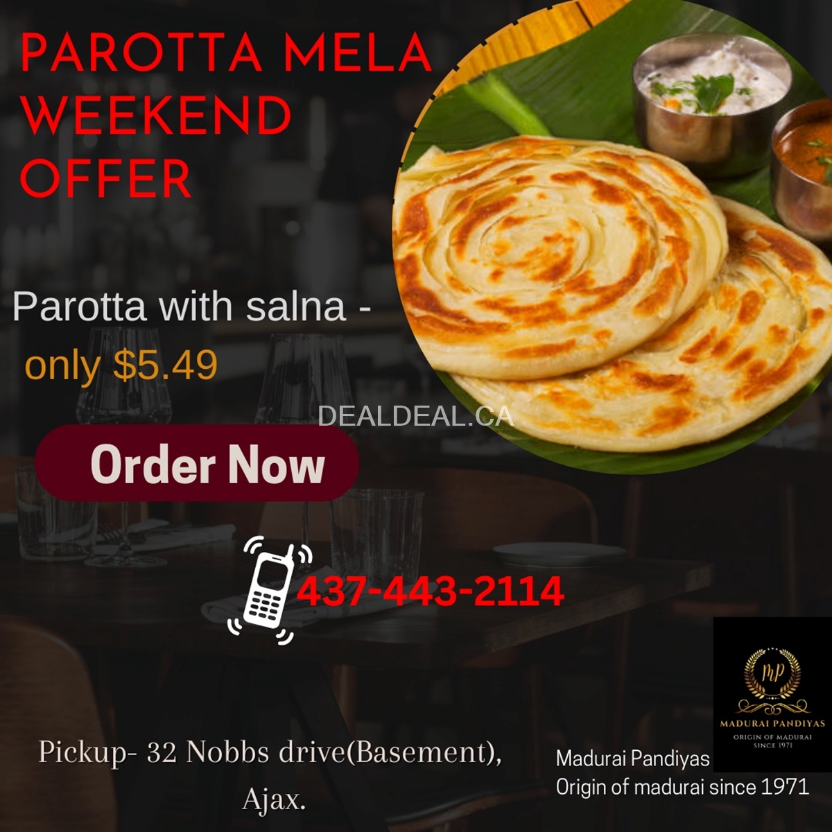 Madurai Pandiyas Scarbrough Menu photo 6