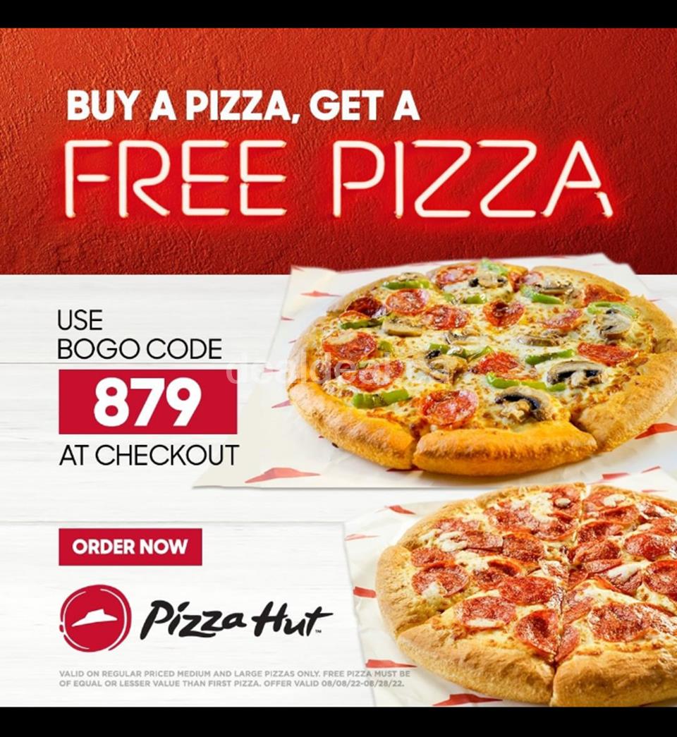 Buy a pizza and get the second FREE at Pizza Hut photo 1