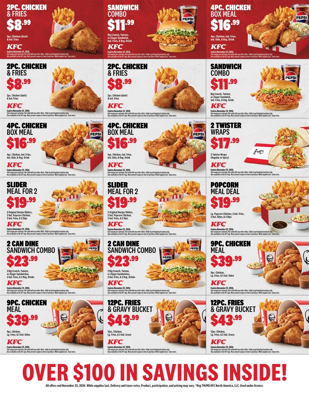 KFC Yukon Coupons from $8.99, Expiring November 22, 2026 photo 2
