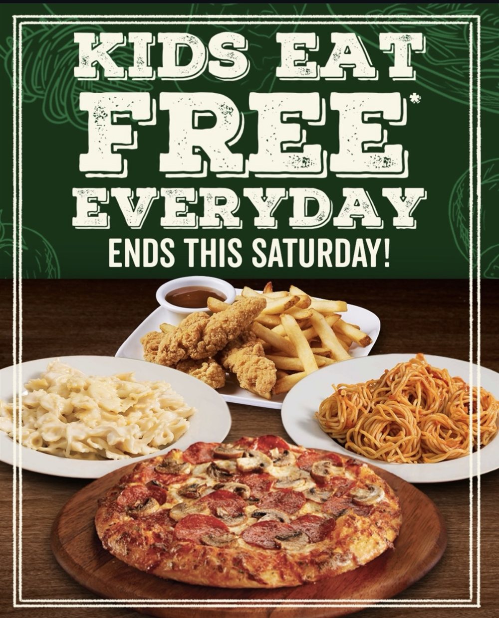 Kids Eat Free Every Day Until Saturday With Qualifying Adult Entrée photo 1