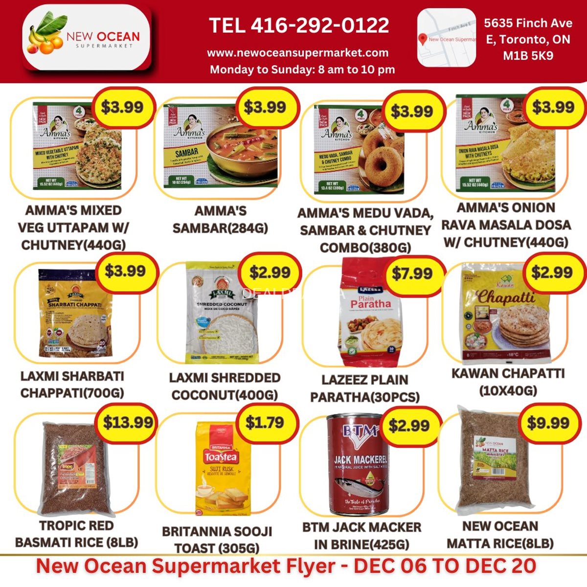 Biweekly Deals at New Ocean Supermarket: Save Big Dec 6–20, 2024 photo 2