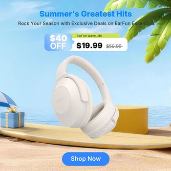 EarFun Wave Life offers a $40 discount with code: GSWL52