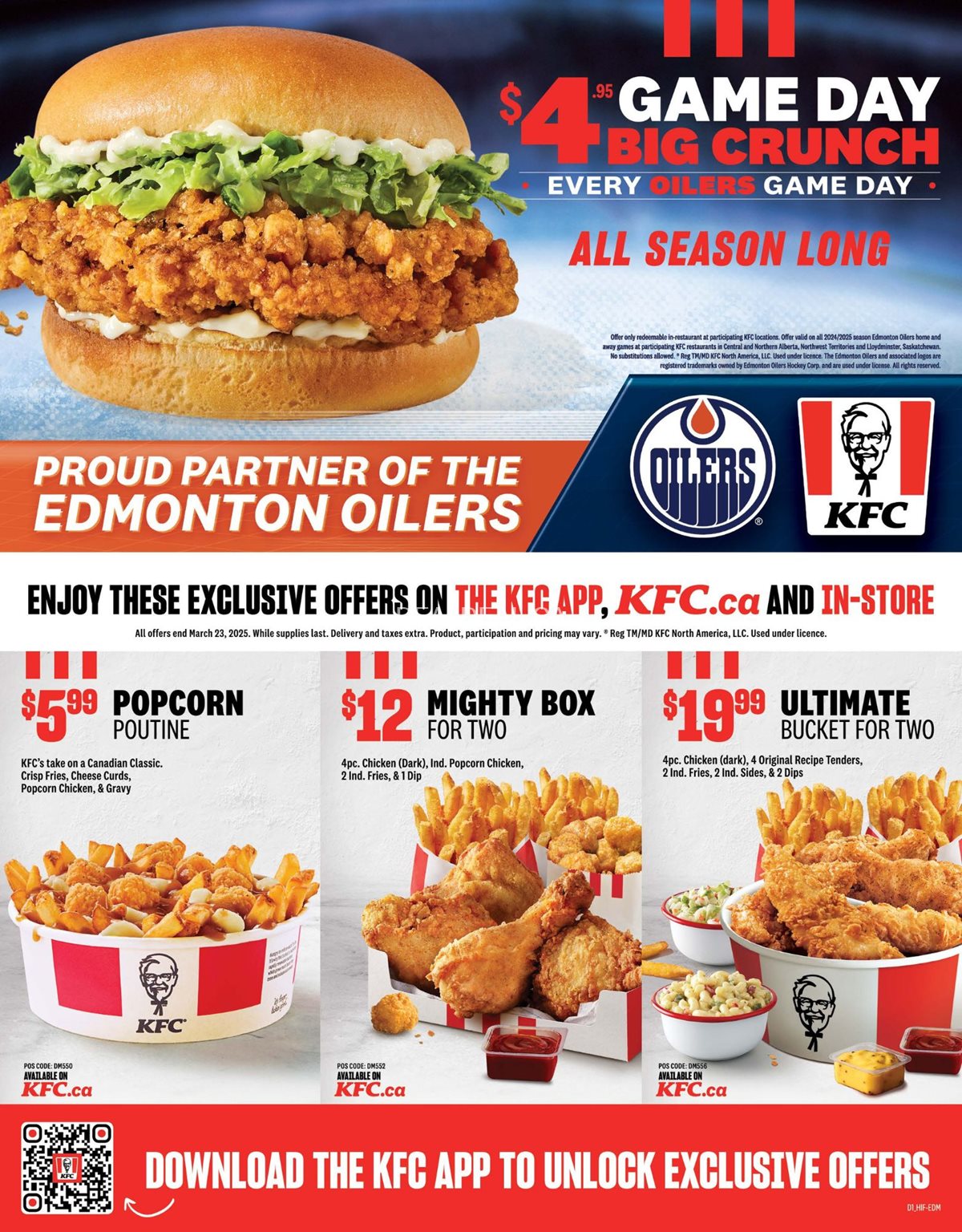 KFC Alberta and Edmonton Exclusive Coupons, Flyers, and Deals 2025 photo 2