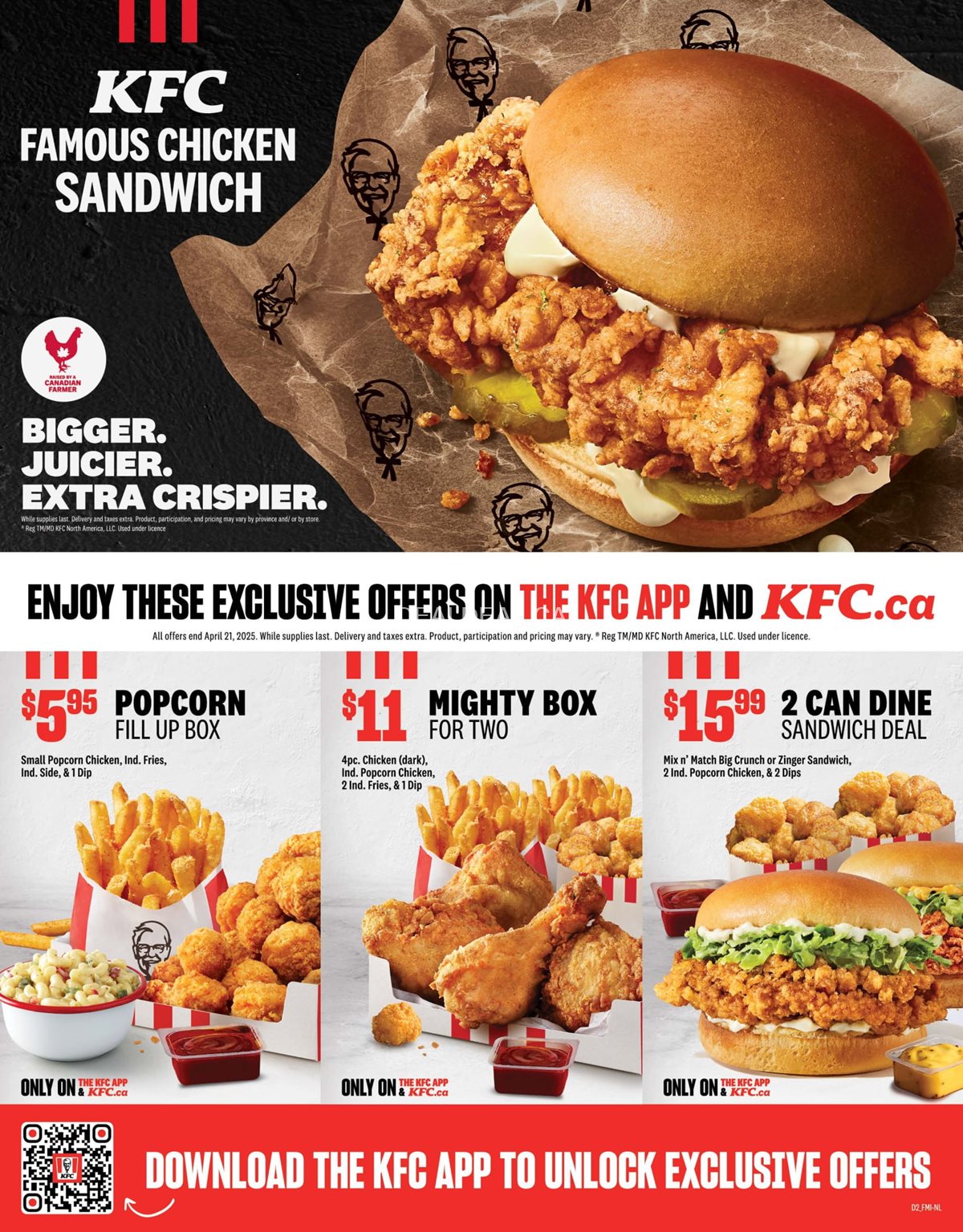 KFC Newfoundland Exclusive Coupons, Flyers, and Deals 2025 photo 2