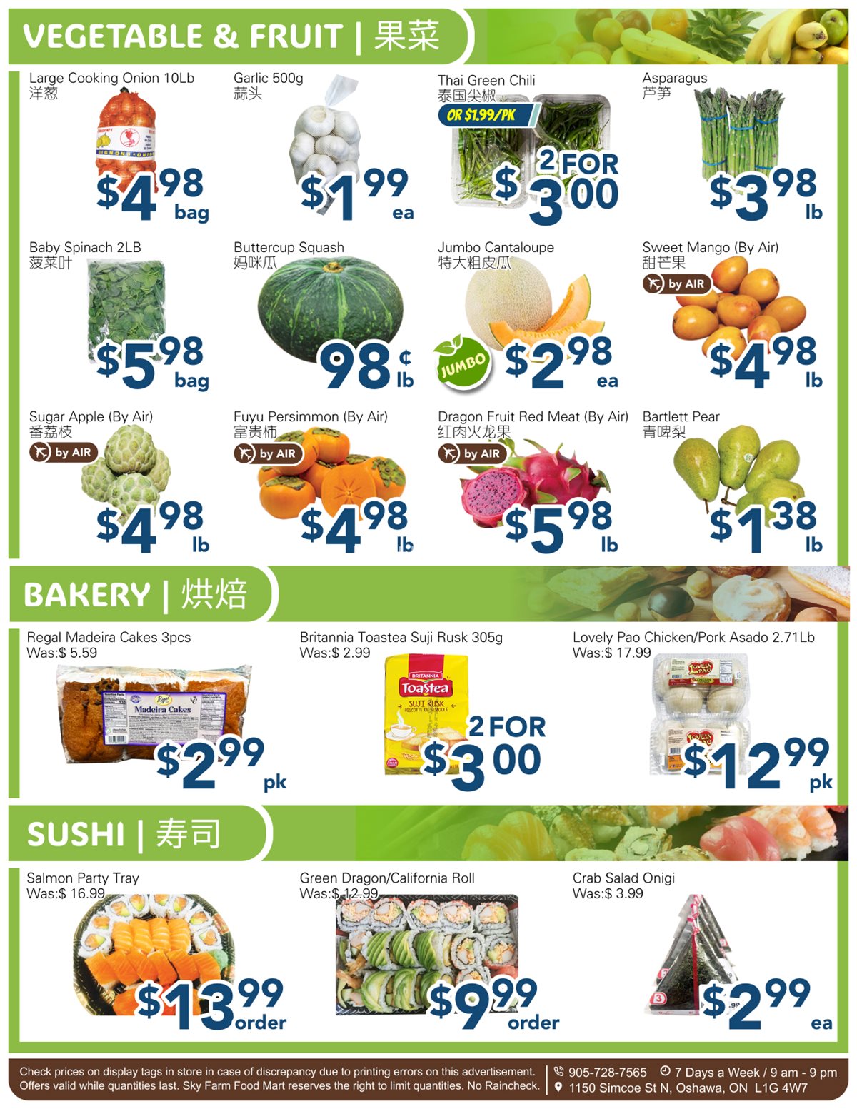 SkyFarm Food Mart Oshawa Weekly Flyer | Apr 04-10, 2025 photo 4